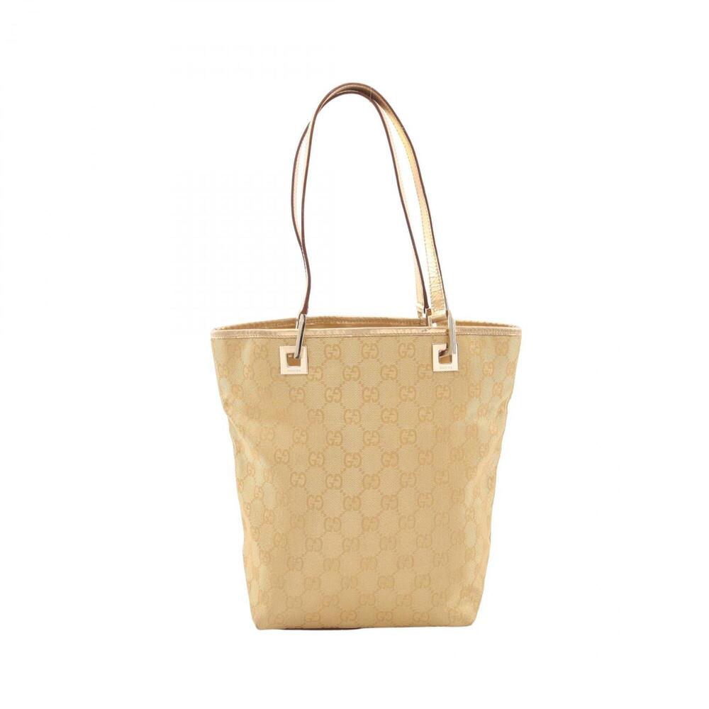 GUCCI Gold Leather Tote Bag